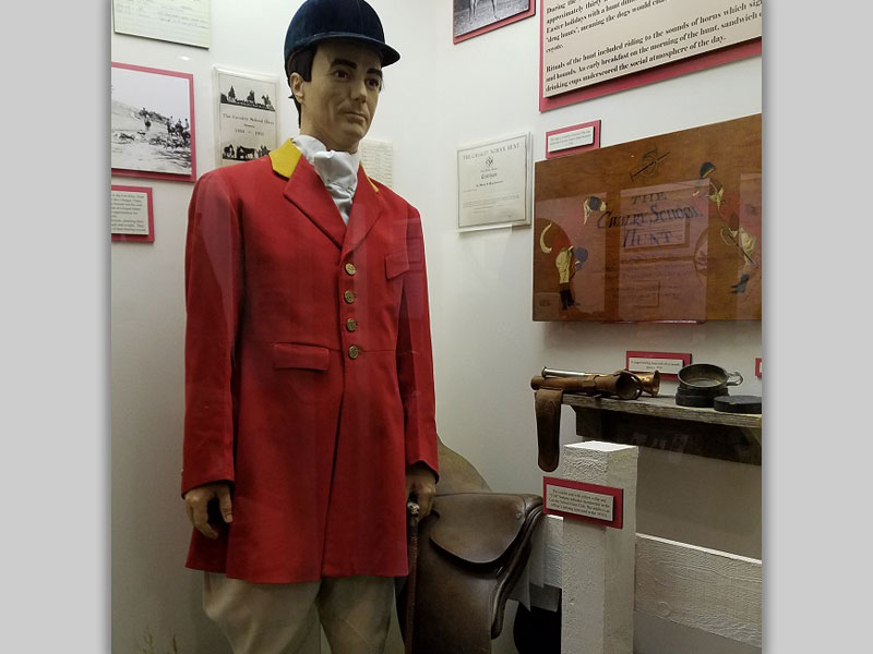 Exhibits not only feature the wartime service of the U.S. Cavalry, but the training and social aspects of early Fort Riley.